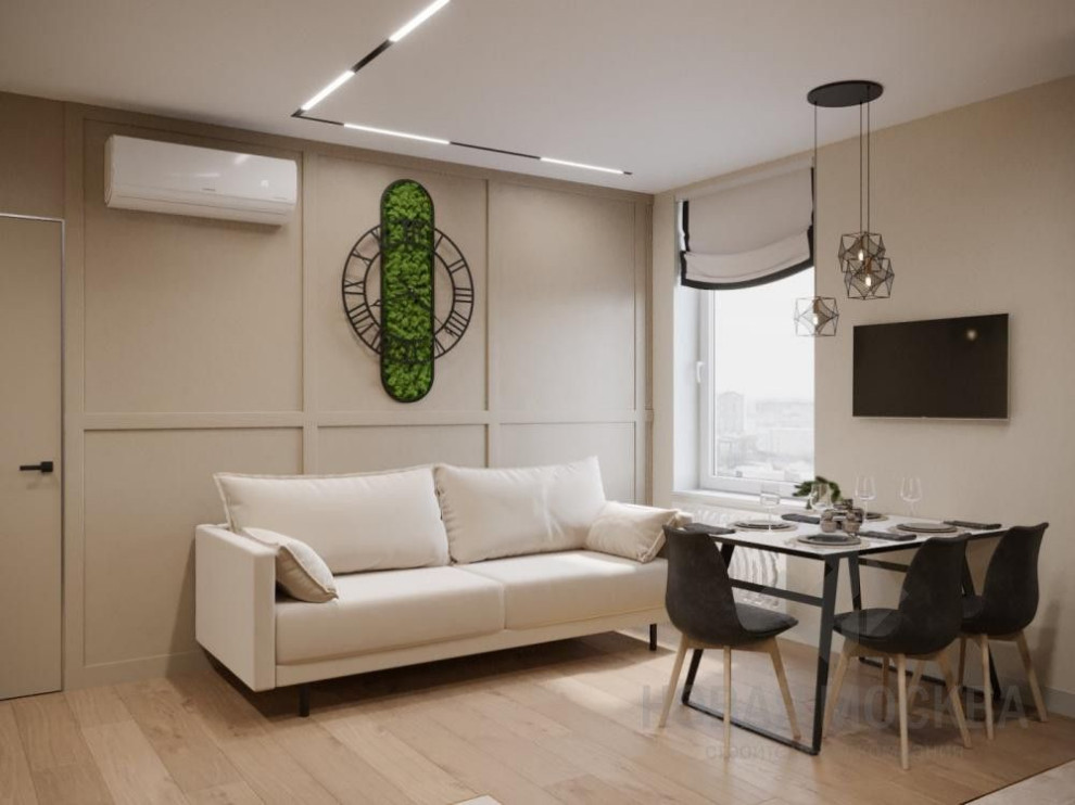 Дизайн-проект 2-комнатной квартиры 55 кв.м. в ЖК «Новая звезда»