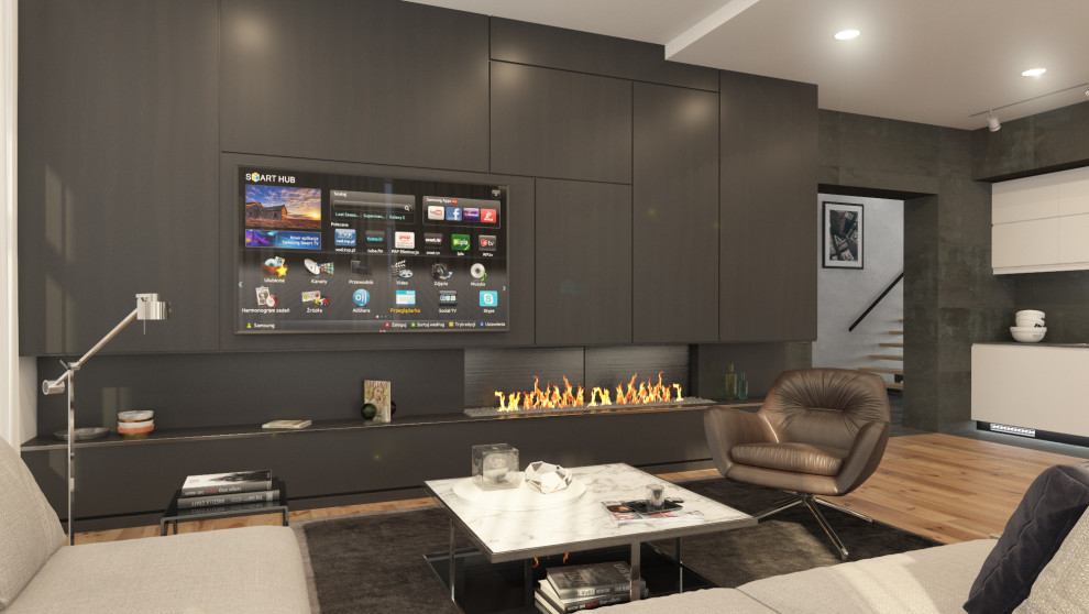 Кухня-студия в частном доме