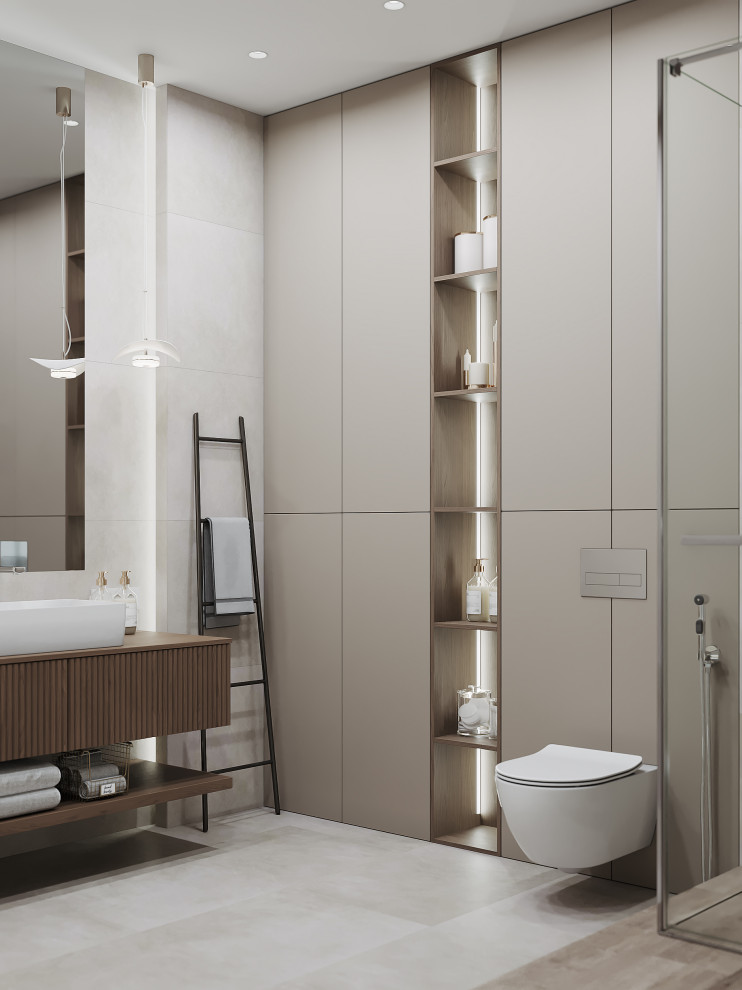 Дизайн-проект 3-комнатной картиры ЖК "Дом на Грота", 102 кв.м, Спб