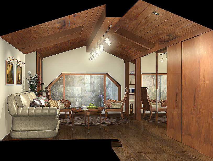 интерьеры коттеджа