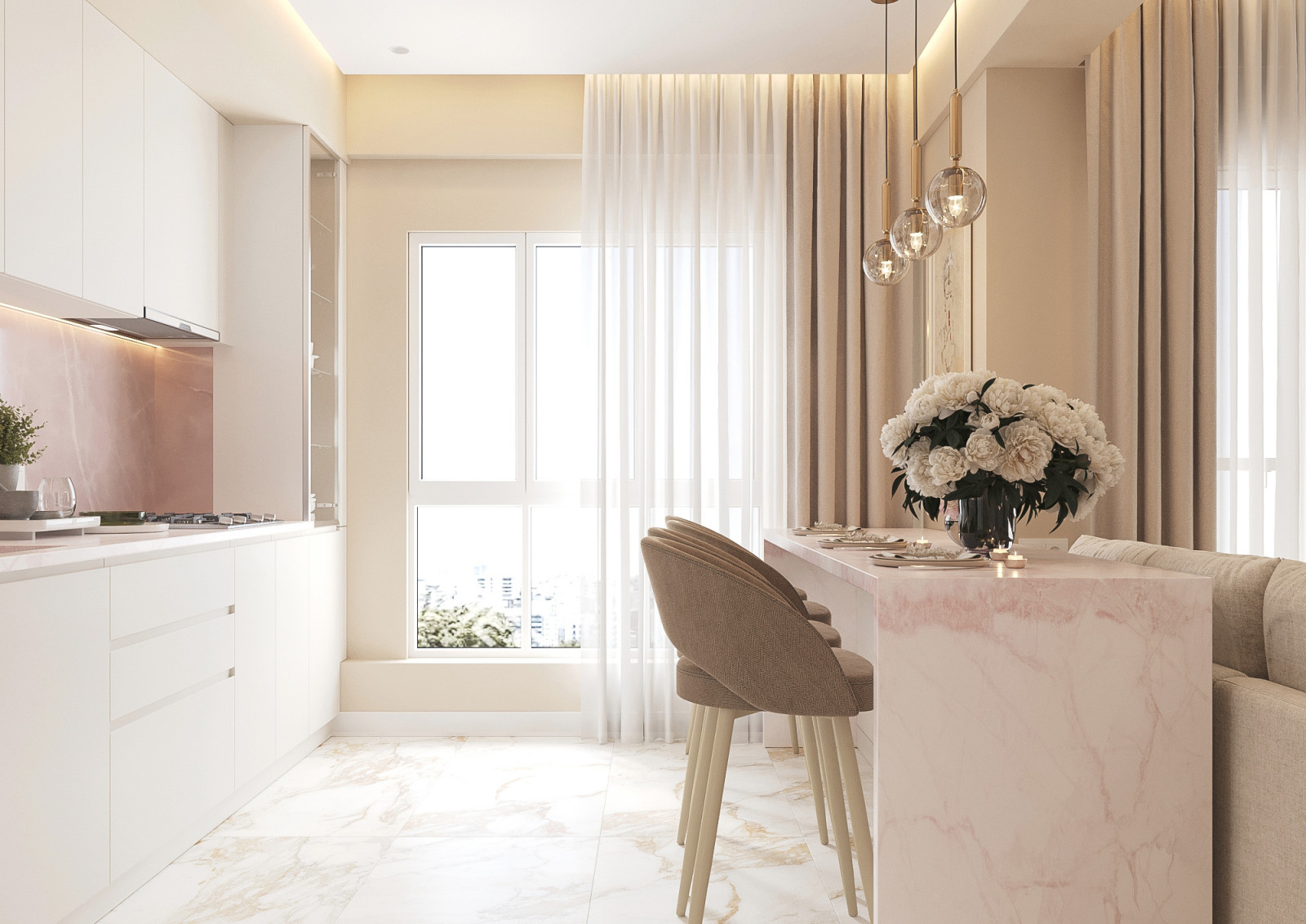 Кухня-гостиная 8