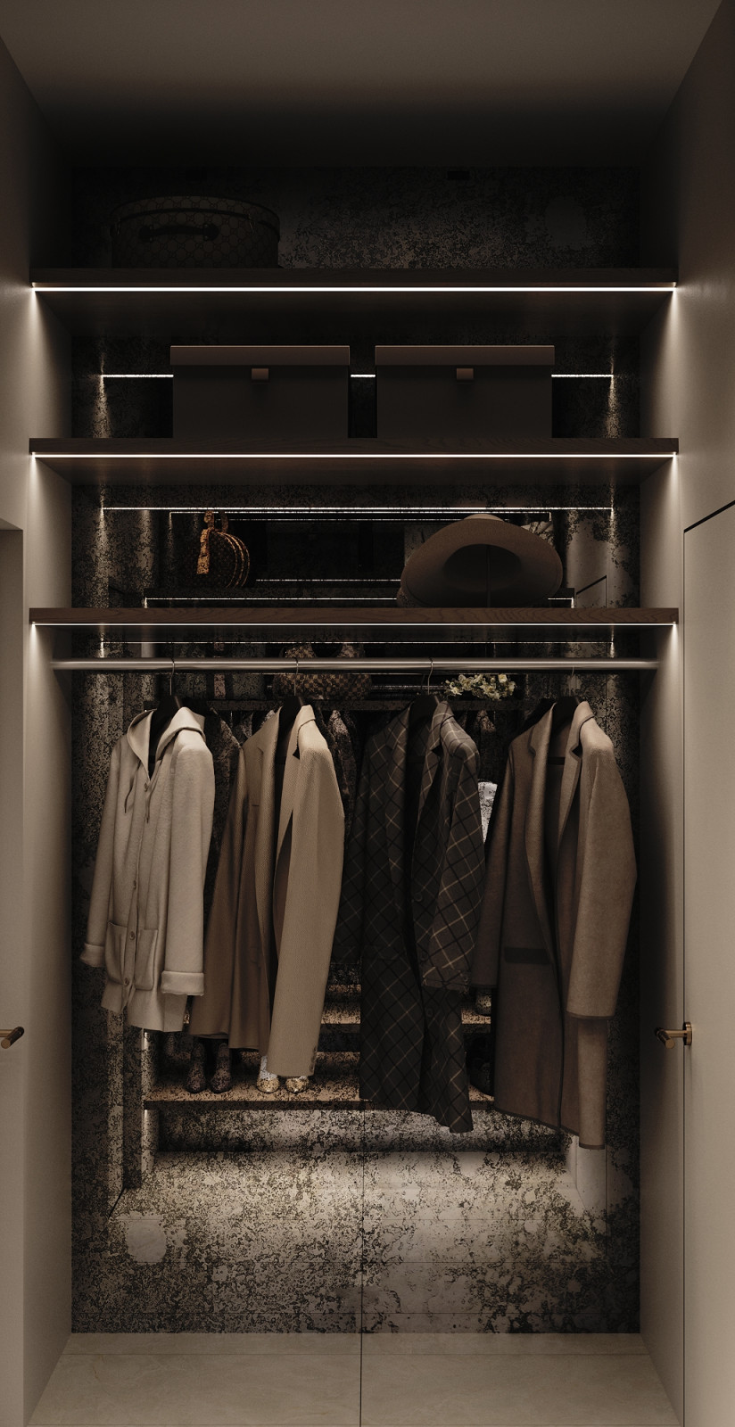 интерьер квартиры для элегантной пары