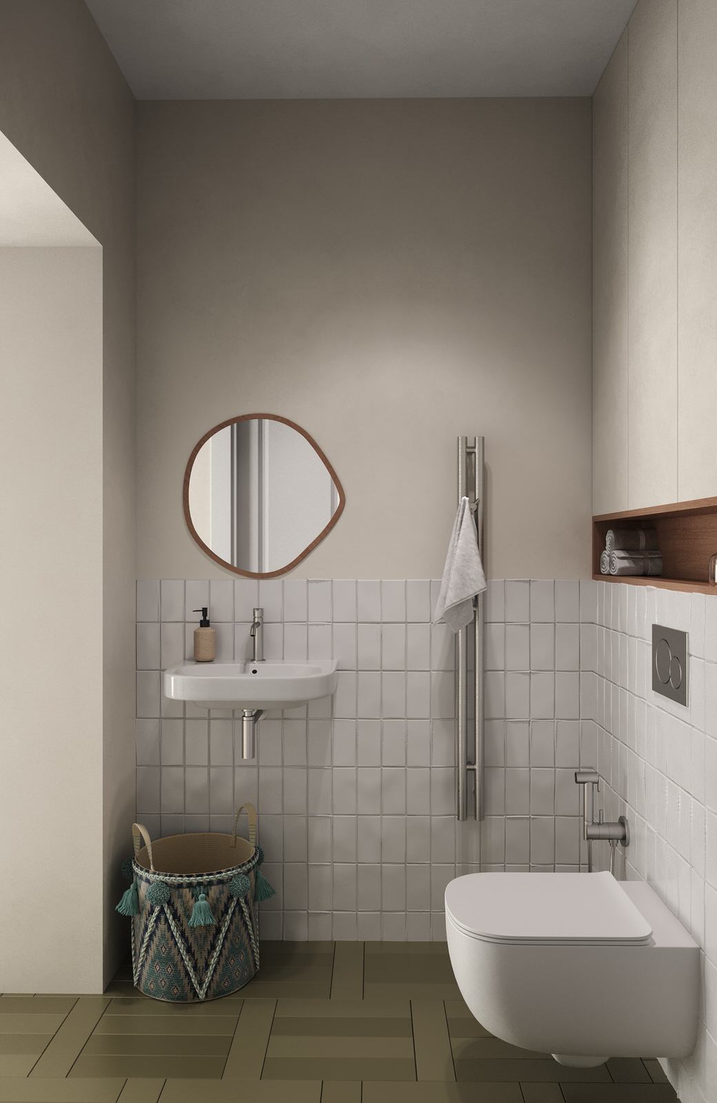 Интерьер квартиры 80 м2 в ЖК Вестердам на западе Москвы