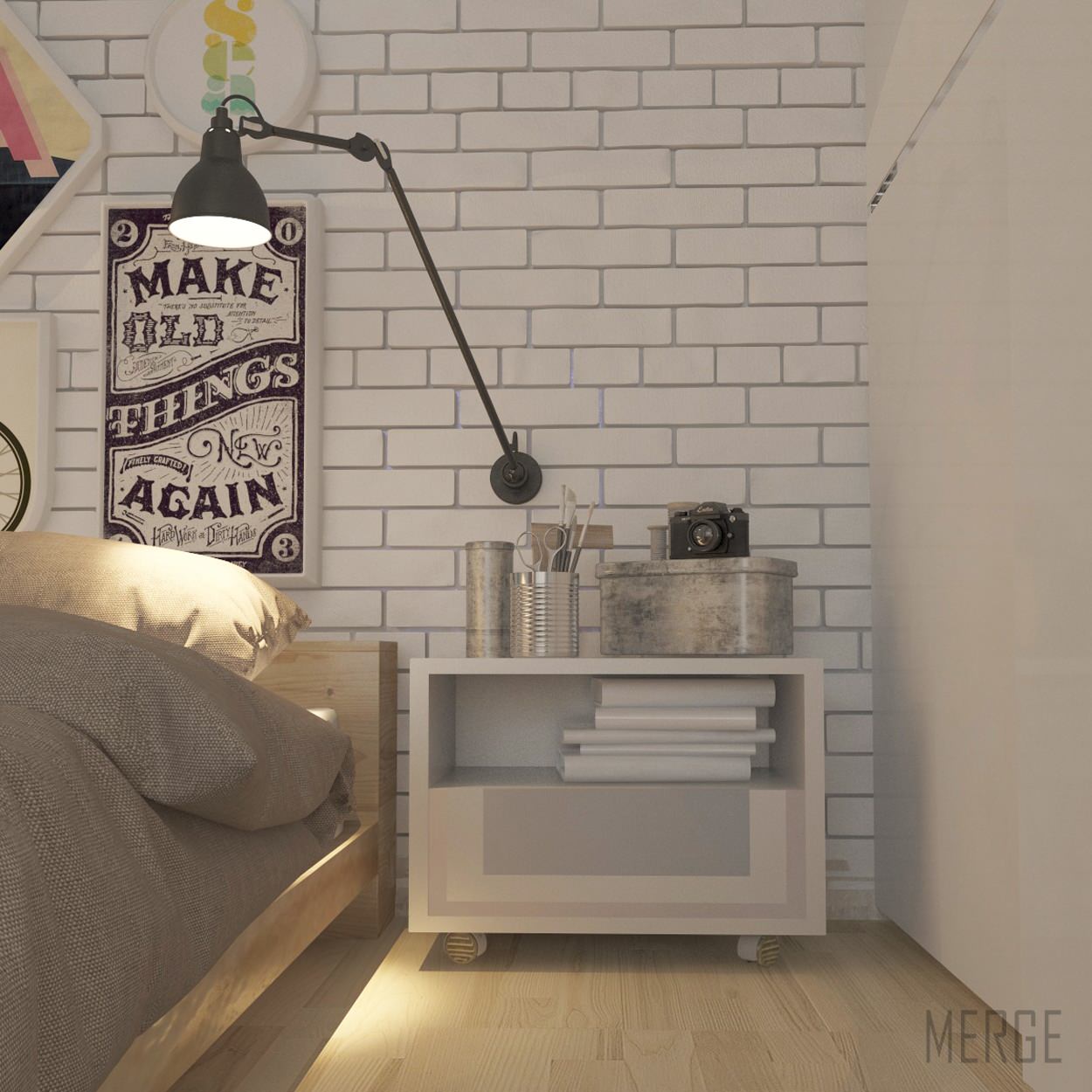 Однокомнатная квартира с элементами Loft. Одесса