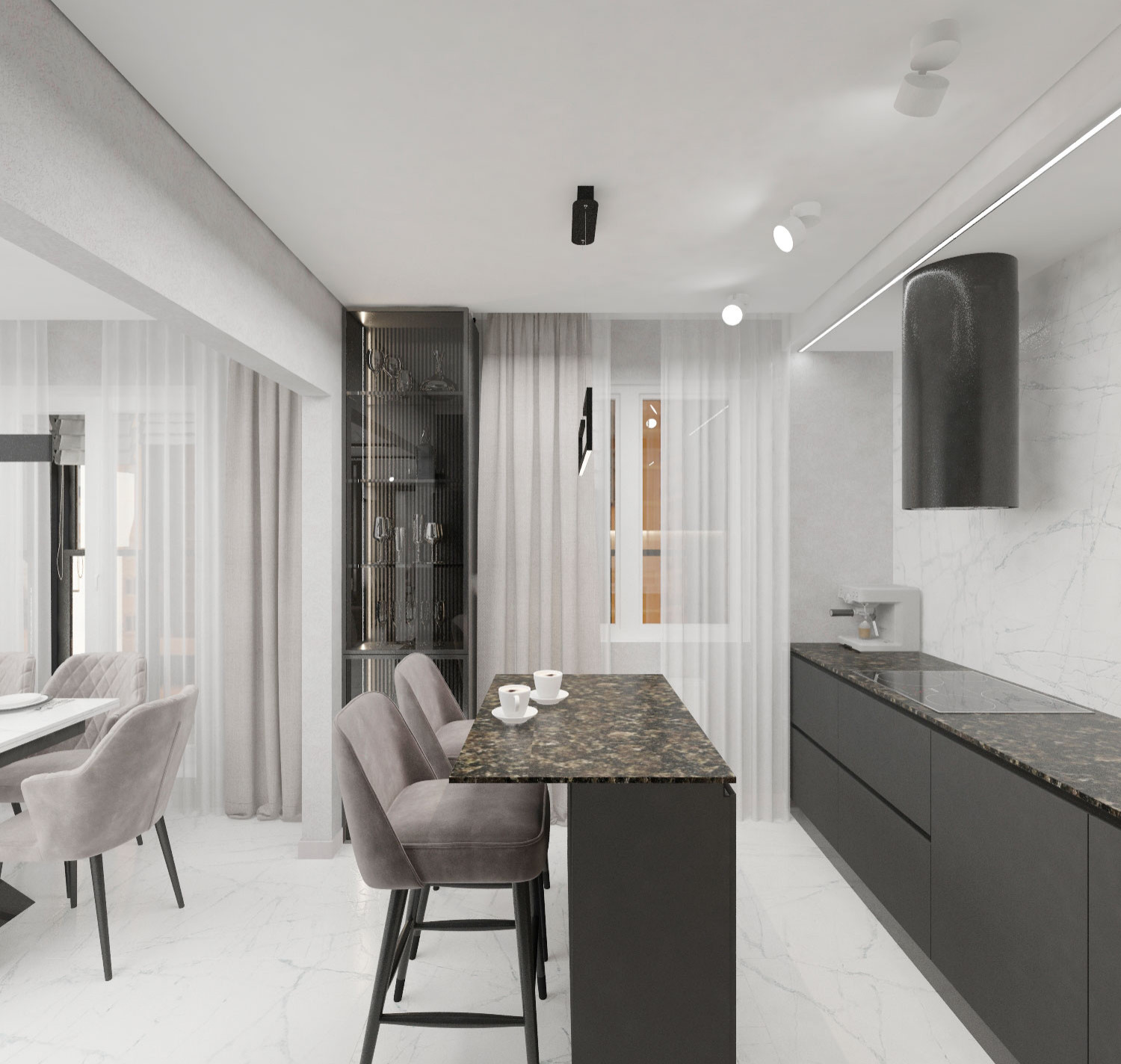 Квартира ЖК Театральный, 83 м2