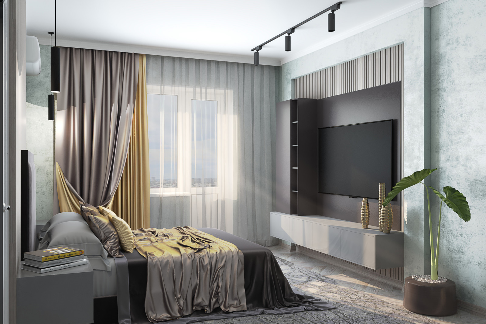 Интерьер однокомнатной квартиры по ул. Ломоносова