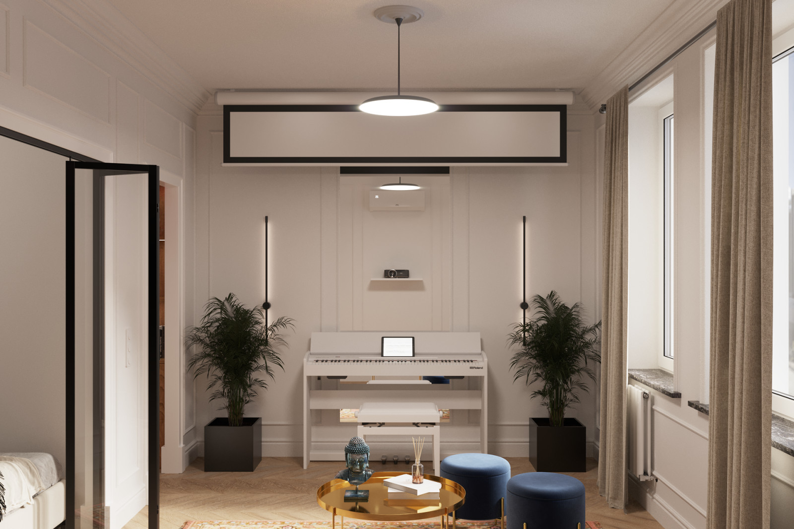 Проект интерьера квартиры "DANSE"