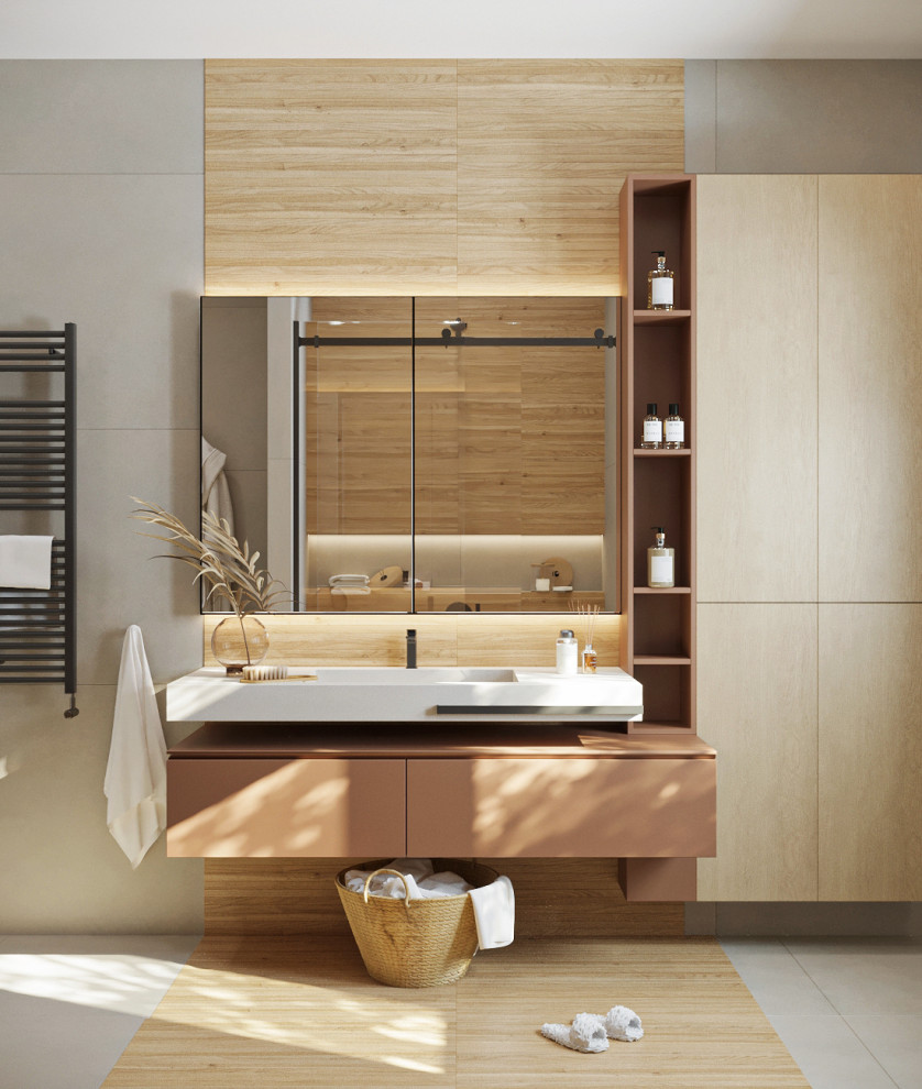 Душевая в загородном доме