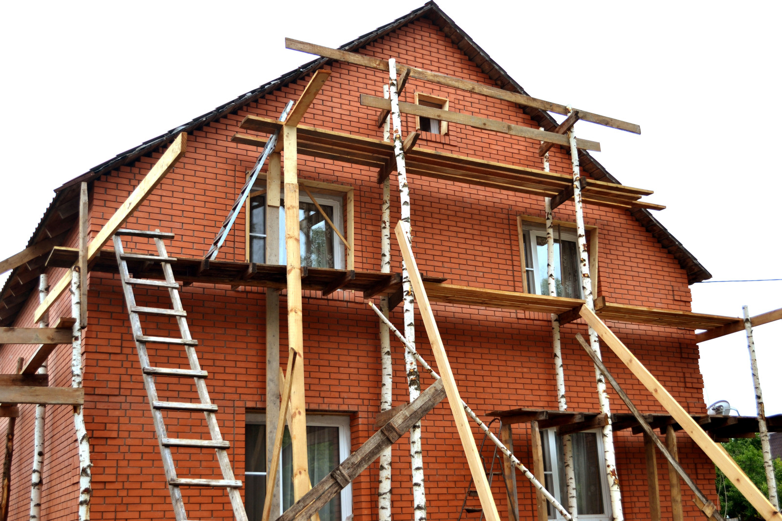 Облицовка фасада кирпичом