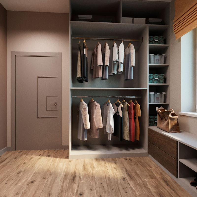 Двухэтажный дом для большой семьи