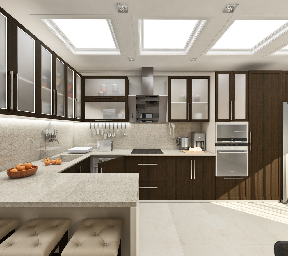 Дизайн интерьеров трёхкомнатной квартиры. Современный стиль.