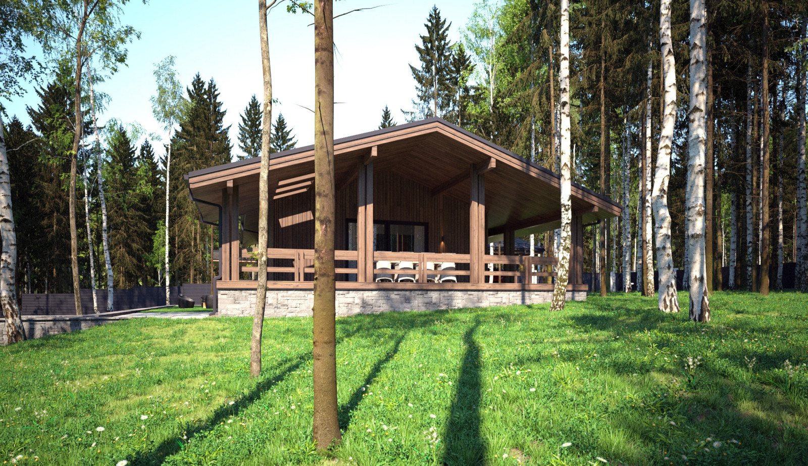 Дом в еловом лесу МСК