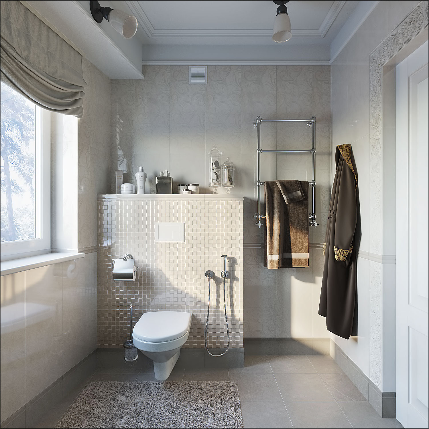 Интерьер квартиры в классическом стиле.