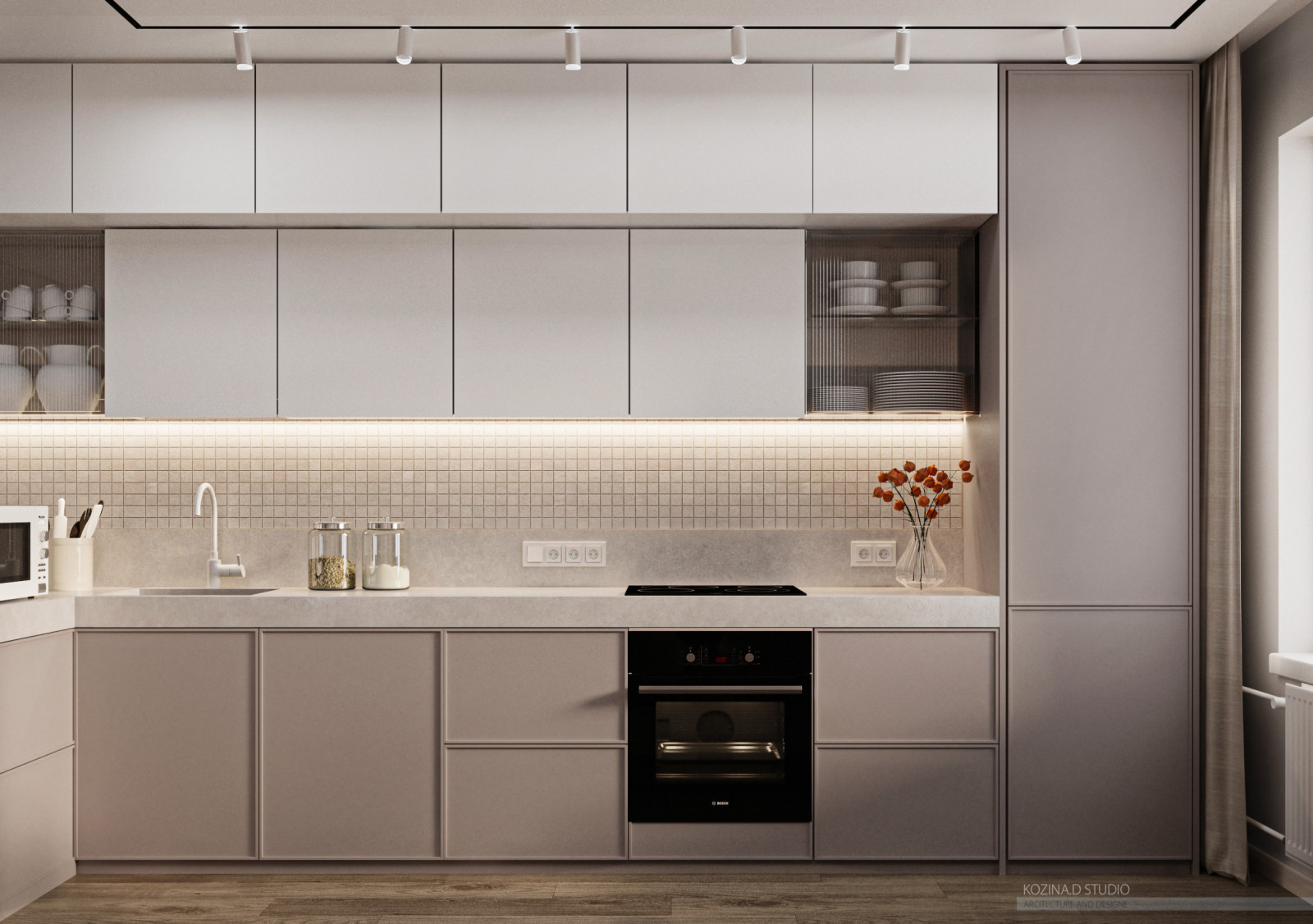 Проект трехкомнатной квариты (82 м²) в Санкт-Петербурге