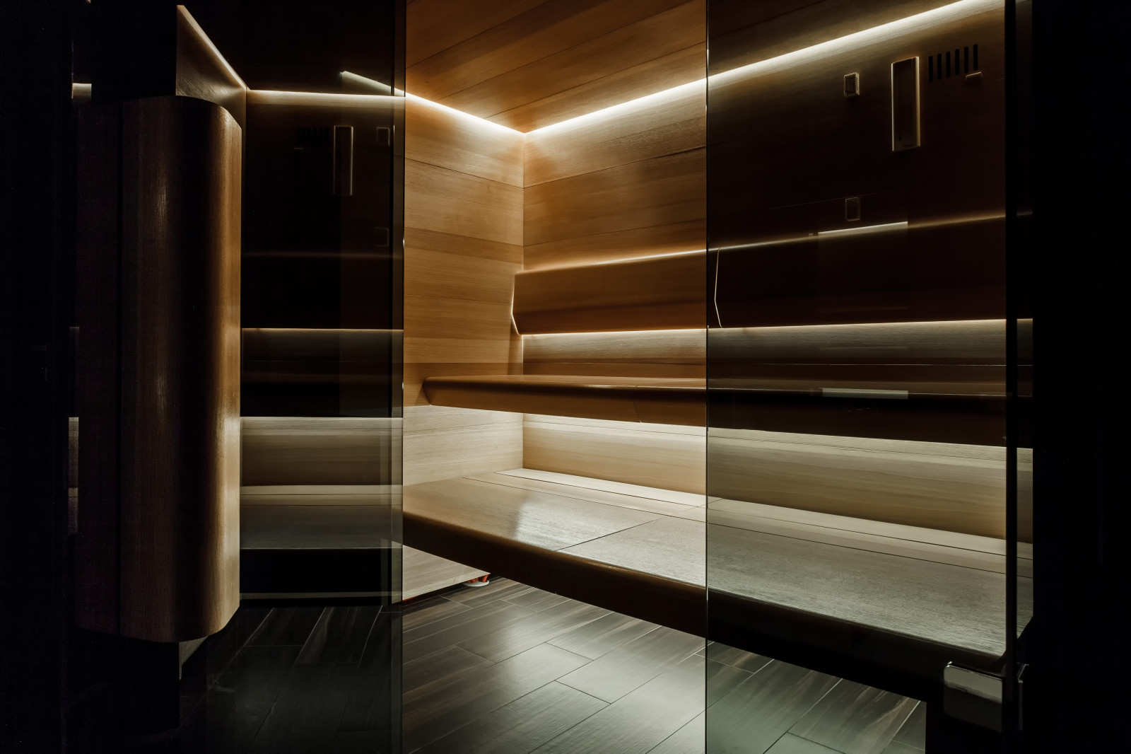 Сауна в частном доме.