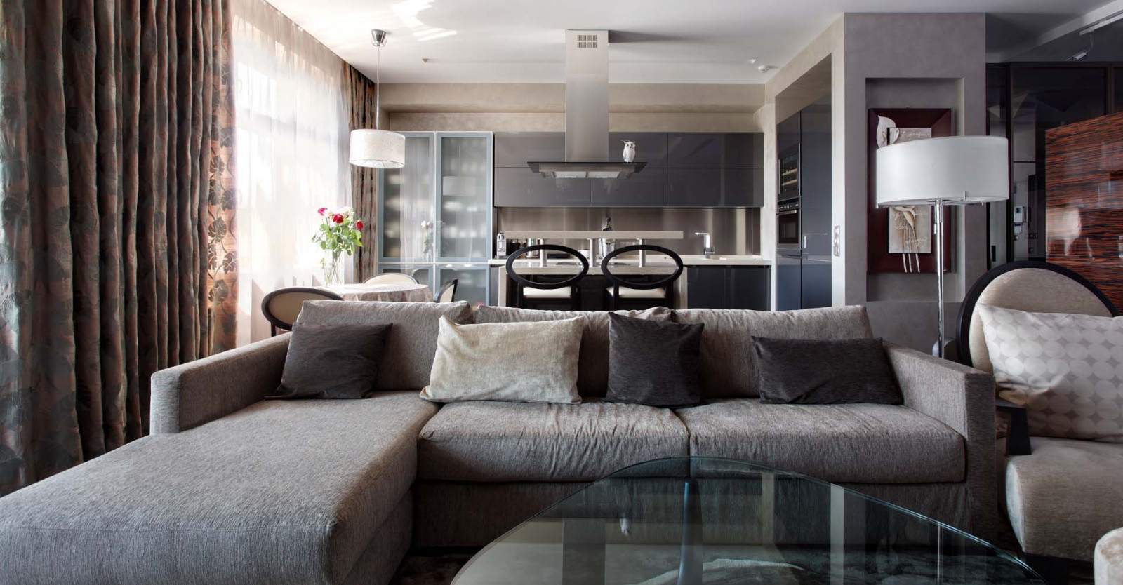 Квартира с морским аквариумом