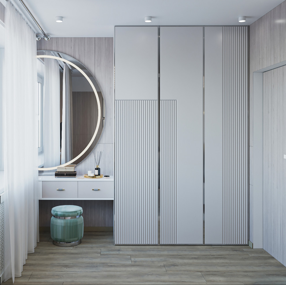 Спальня в стиле лофт в загородном доме