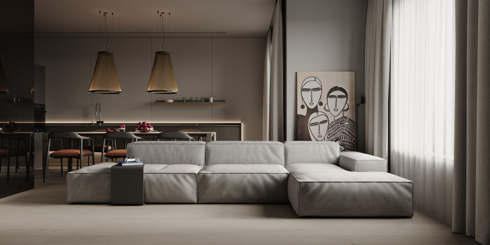 Обложка проекта: Квартира 62 м2, ЖК КутузовGRAD II, г. Москва