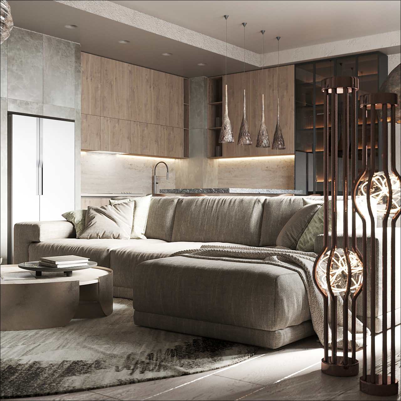 Четырехкомнатная квартира в ЖК КОКОС