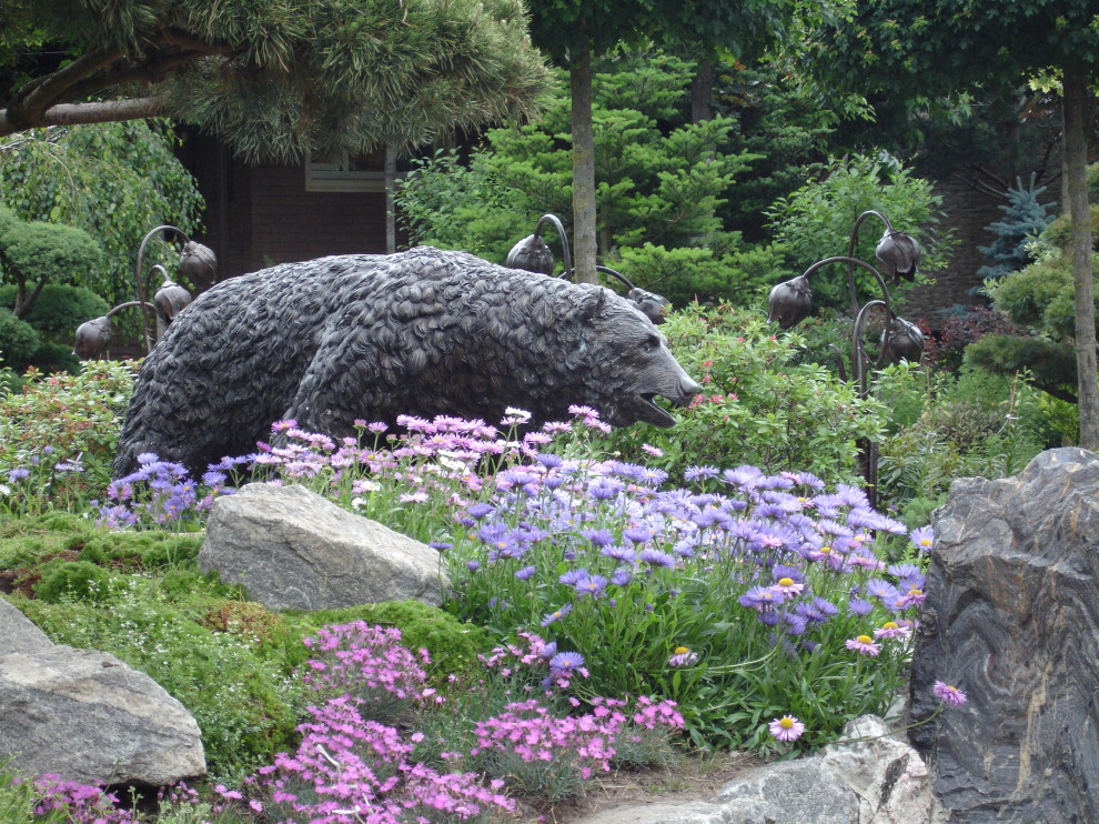 Сад с водопадом. Калчуга 2006 г