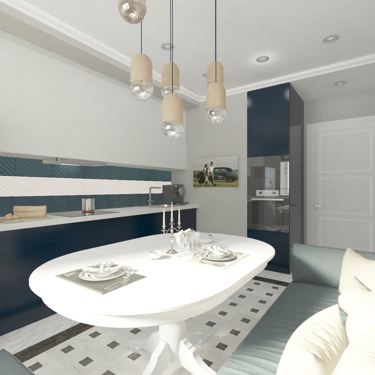 Квартира для семьи с двумя детьми в Люберцах