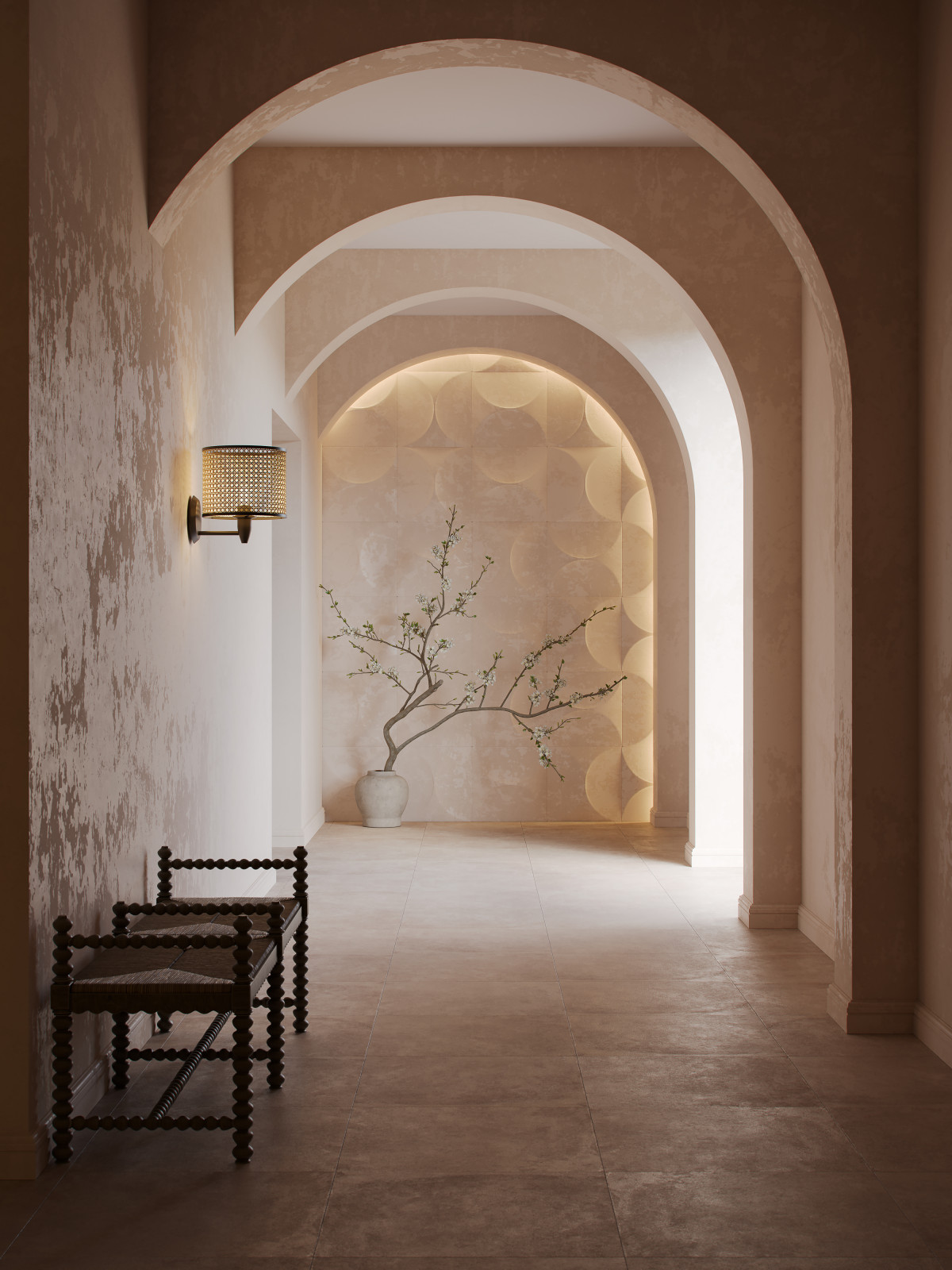 Обложка проекта: Интерьер Ваби - саби