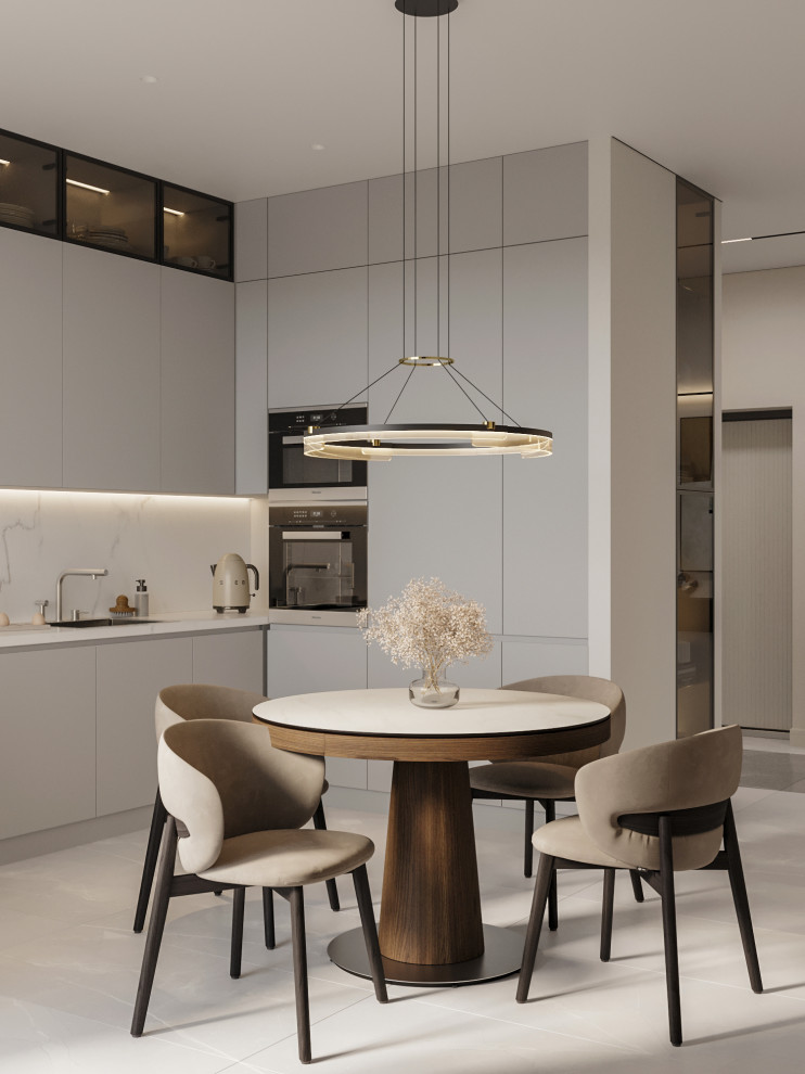 Современная квартира в Москве 78 м²