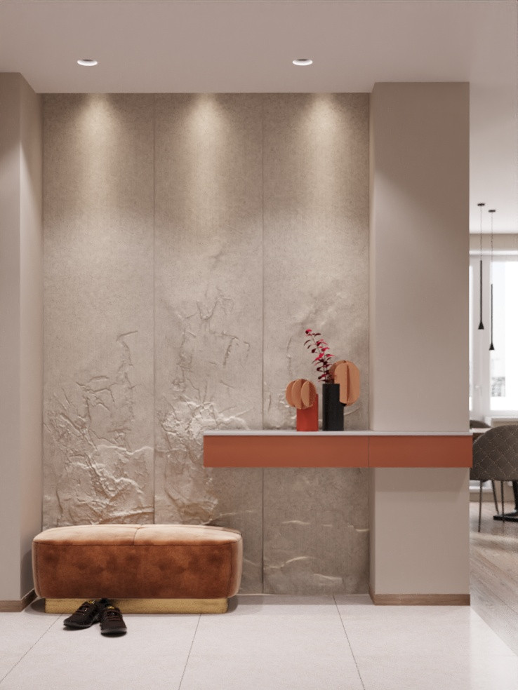 Обложка проекта: Квартира для молодой семьи в современном стиле