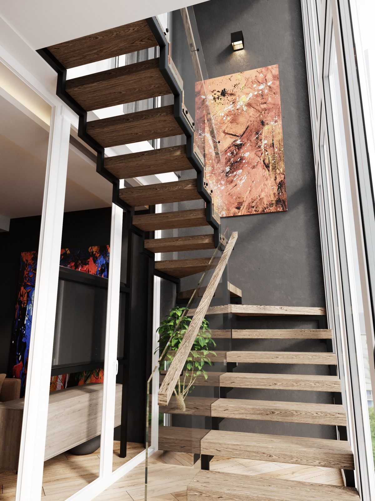 Двухуровневая квартира с террасой