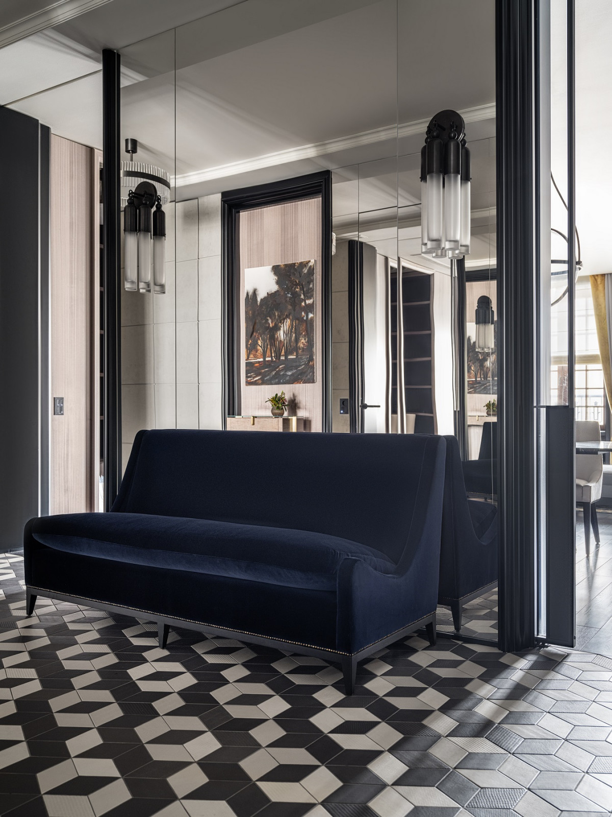 Квартира в стилистике брутализма