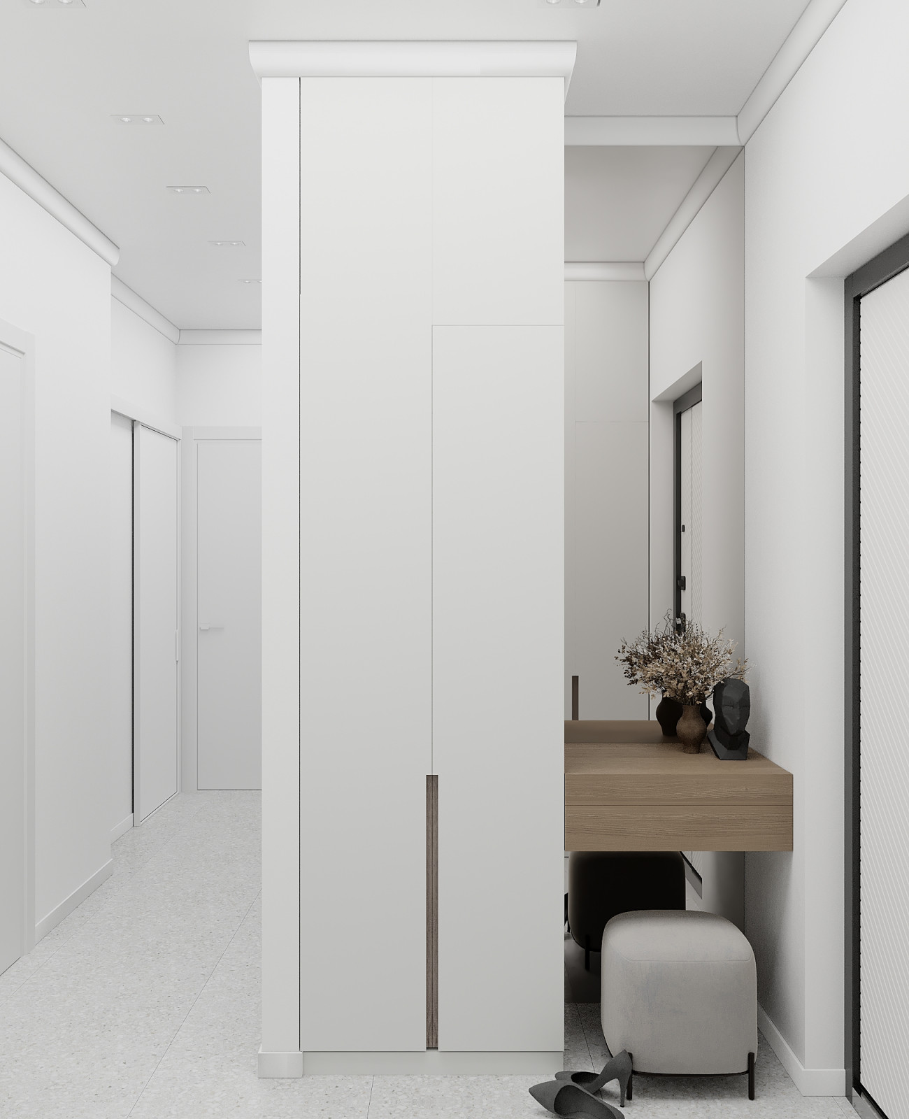 Минималистичная прихожая