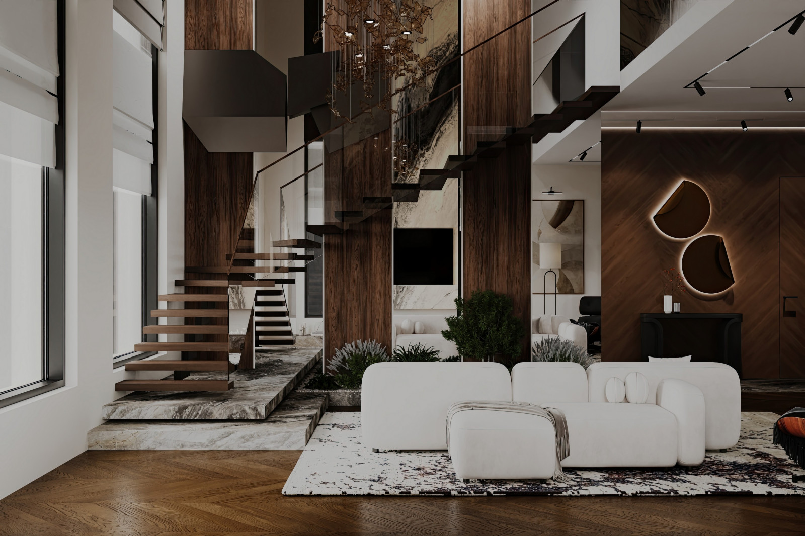 Обложка проекта: Дизайн и ремонт дома в КП Лесная поляна - Высокие отношения