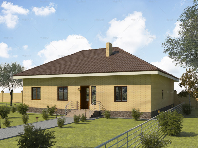 Дом площадью 137 м²