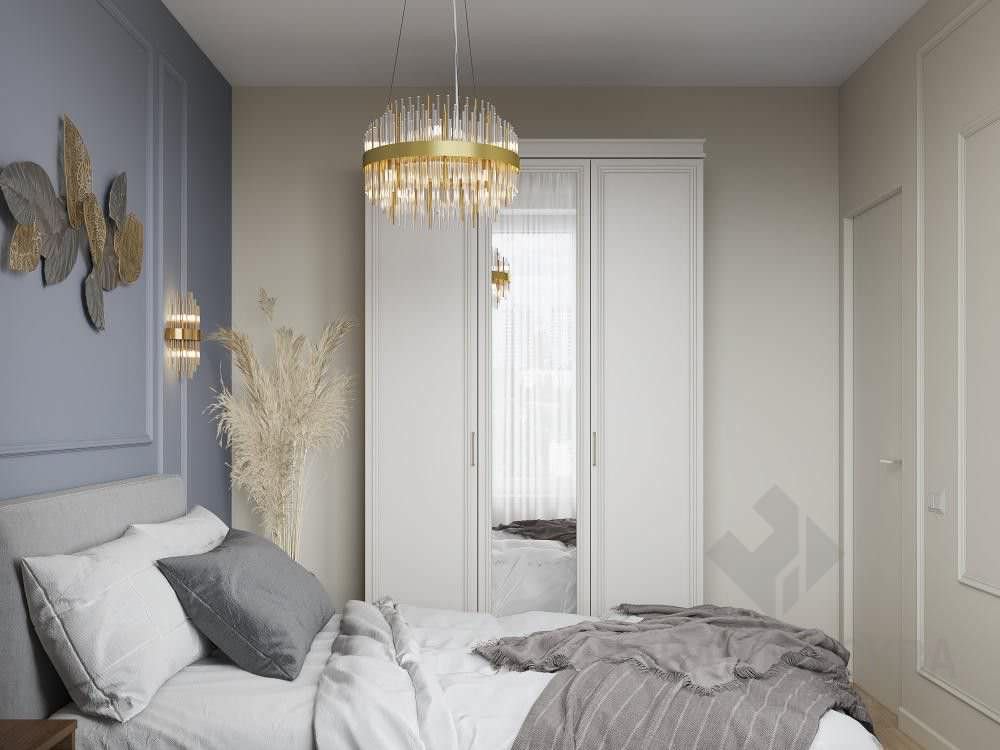 Дизайн-проект однокомнатной квартиры 40 кв.м в Марьино в ЖК «Домашний»