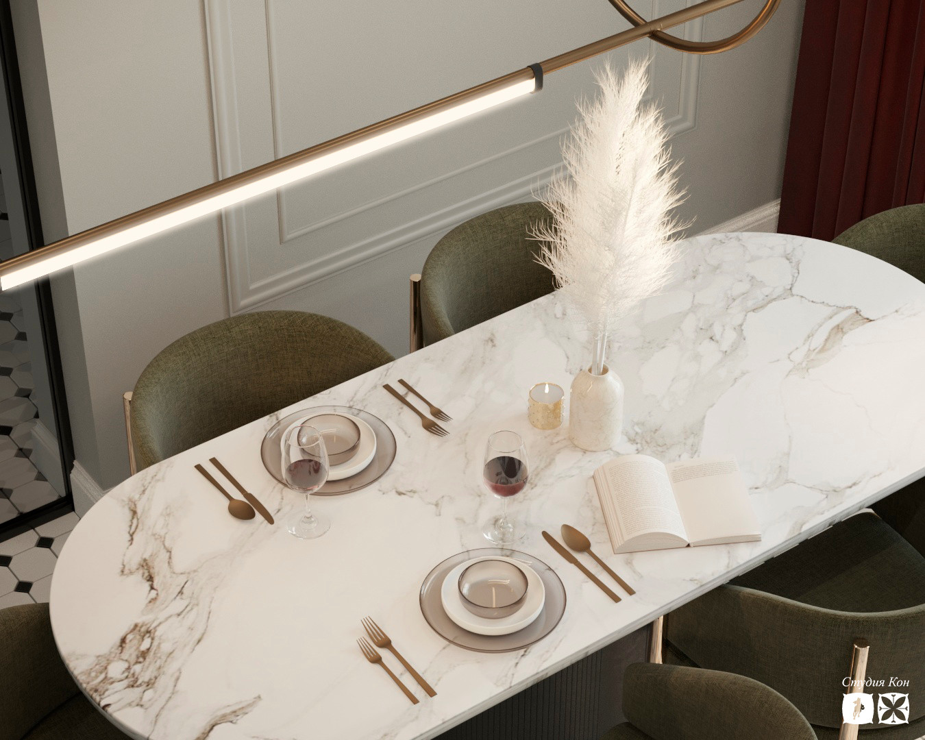 Проект квартиры для творческой пары