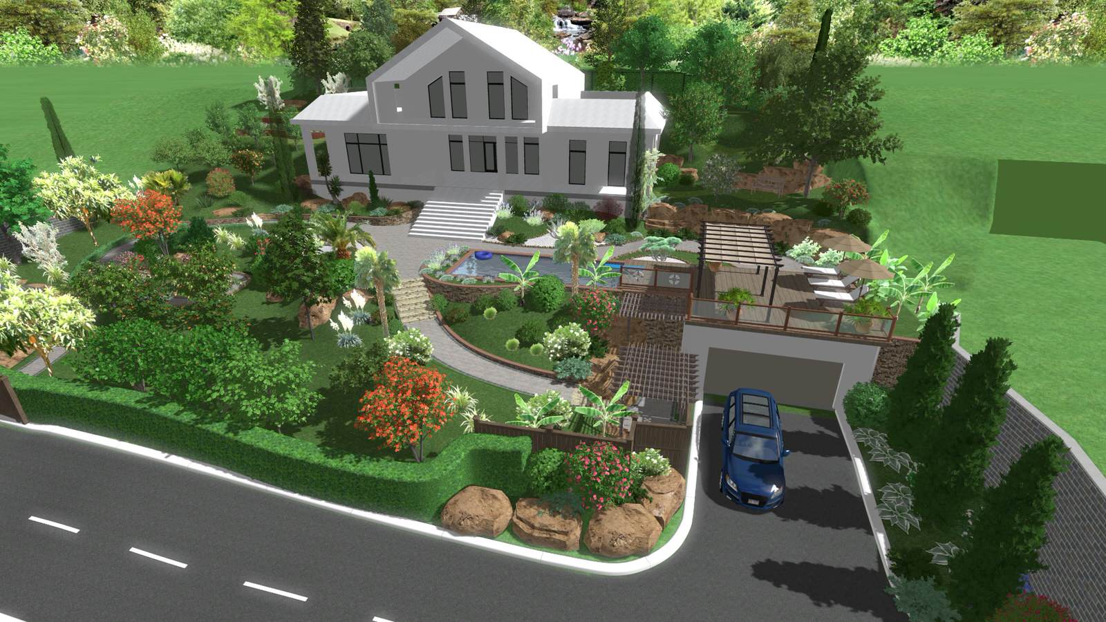 Приусадебный участок индивидуального жилого дома