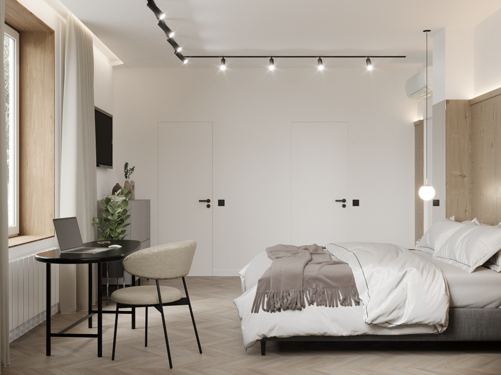 Мастер-спальня в загородном доме