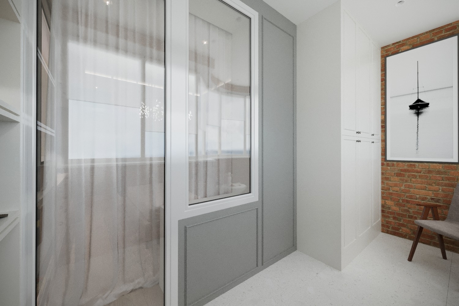 Минимализм в 47 м.кв.