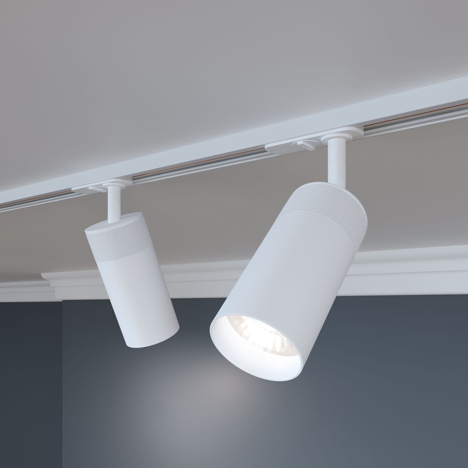 Basic System Riffe Трековый светильник 9W 4200K белый однофазный