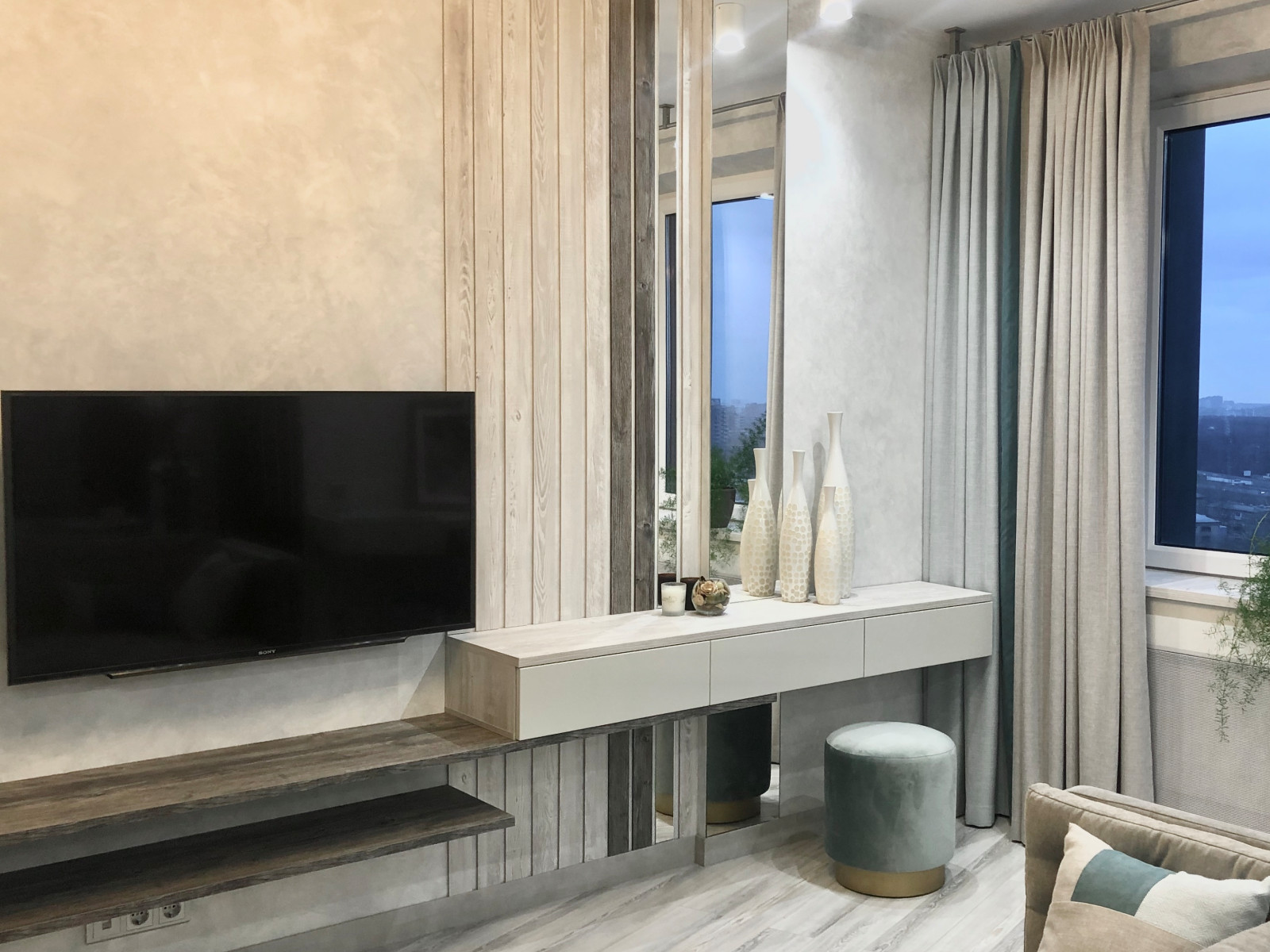 Оформление гостиной