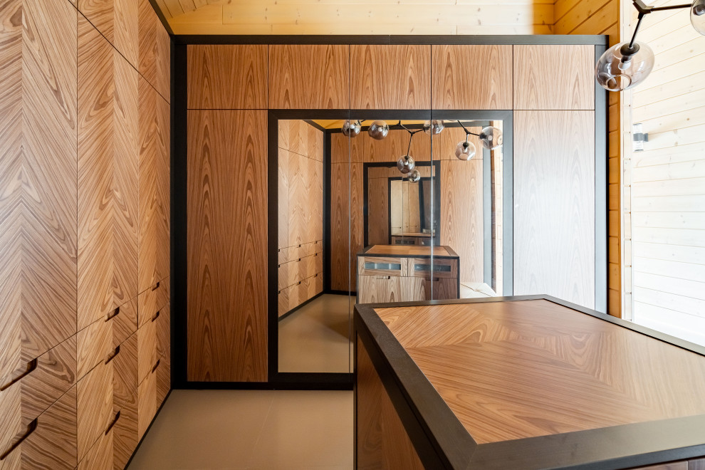 Гардеробная шпон