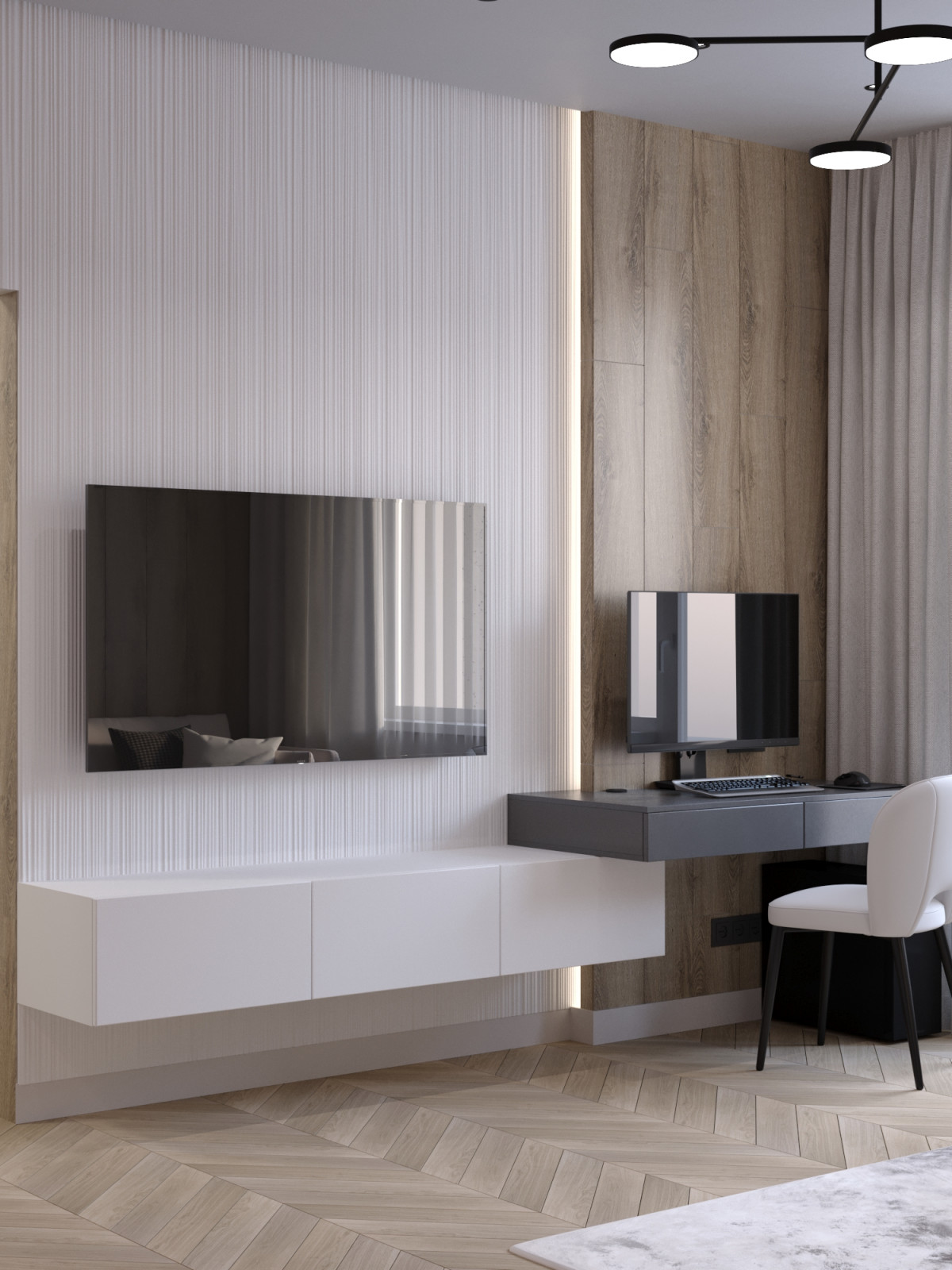 Светлая квартира для молодой пары в ЖК Новый город, 39 кв.м.