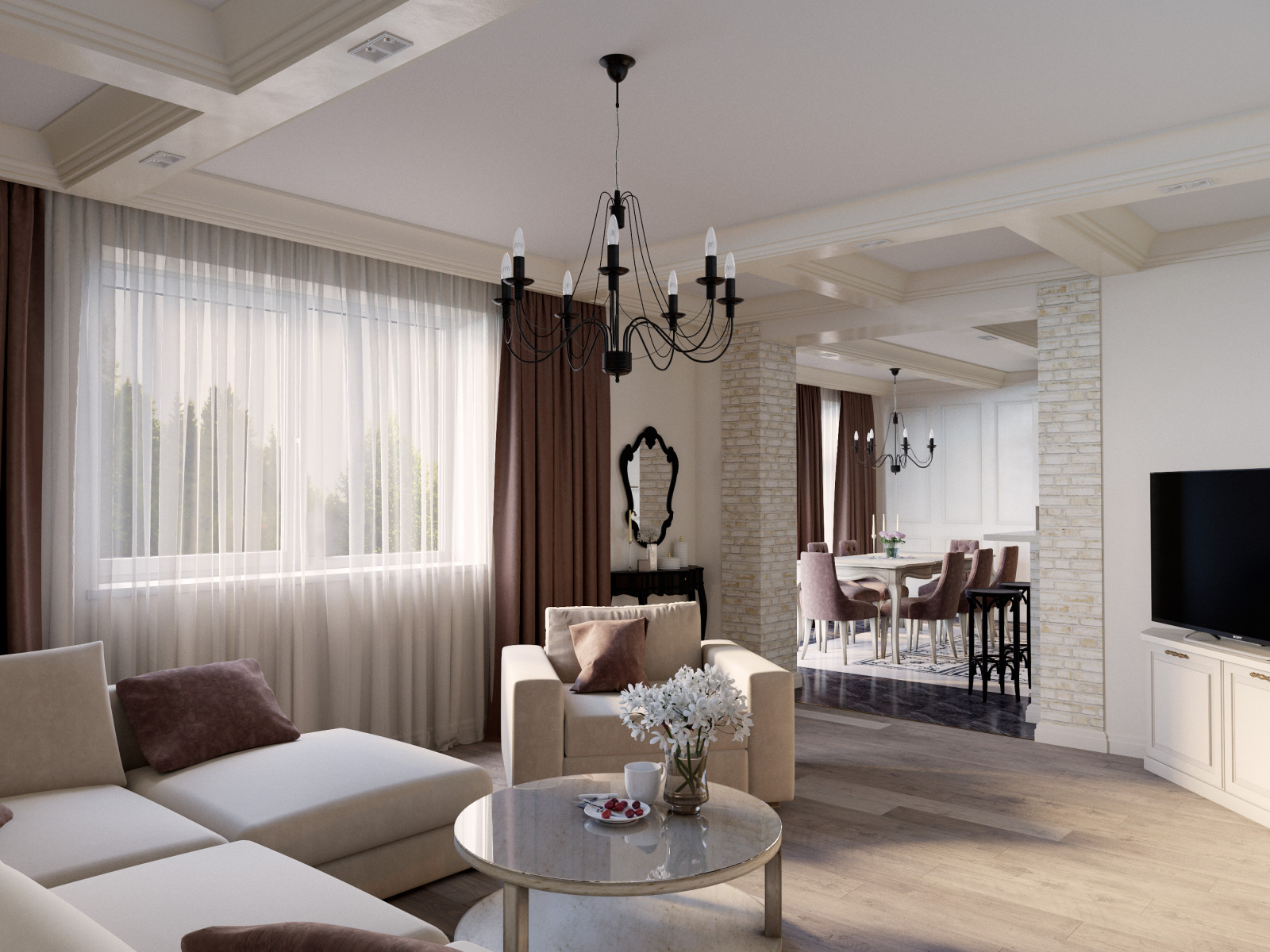 Портфолио. Интерьер классический и артдеко.