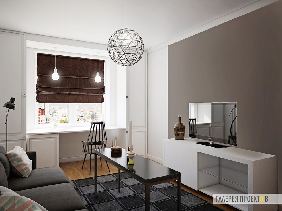 Однокомнатная квартира в современном стиле