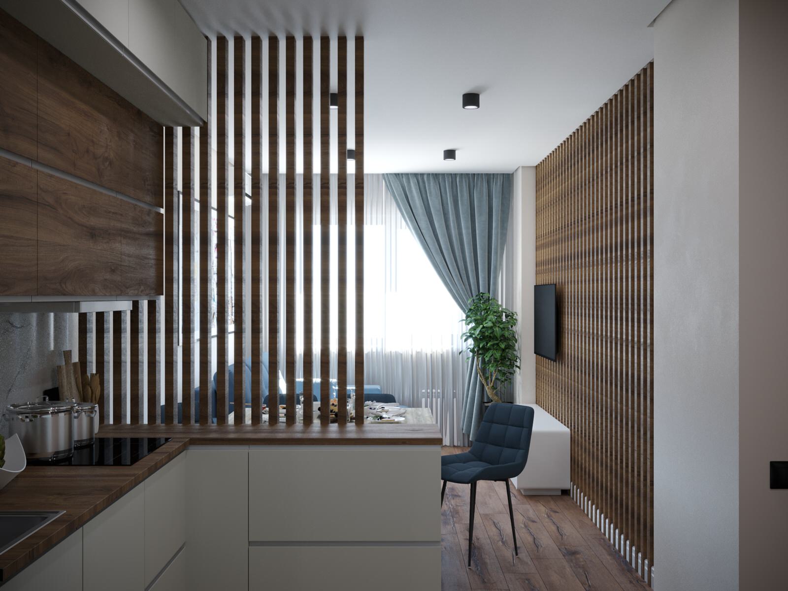 Дизайн-проект трехкомнатной квартиры.