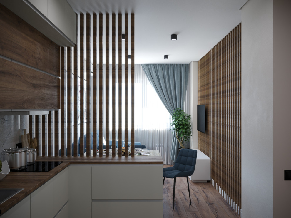 Дизайн-проект трехкомнатной квартиры.