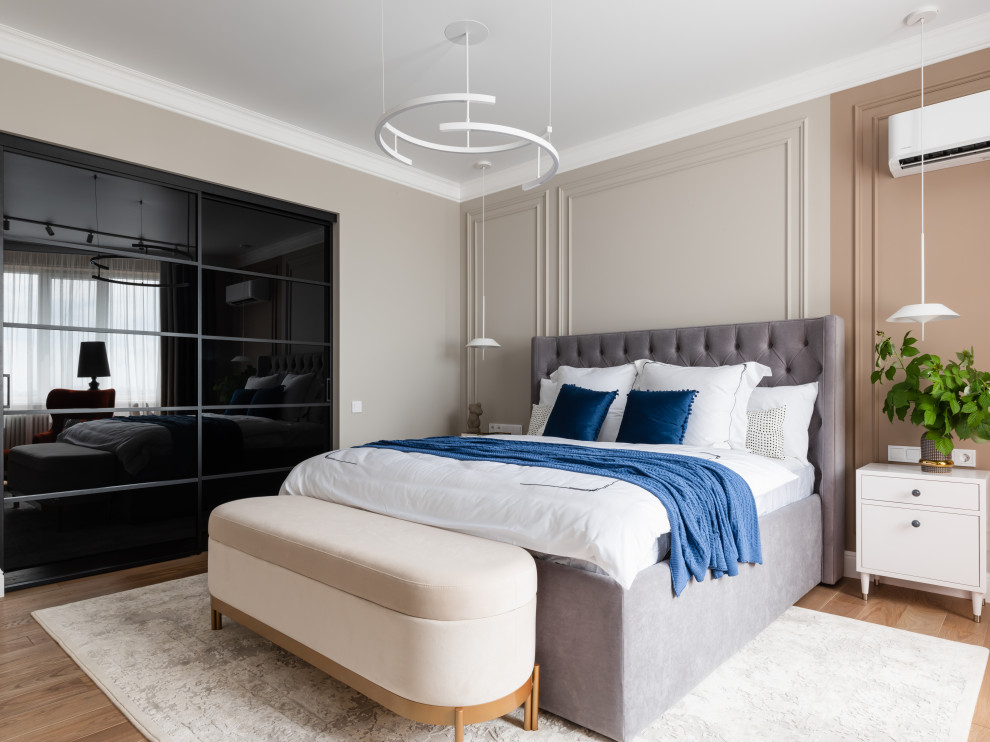 Реализация квартиры в стиле современная классика для семейной пары с ребенком