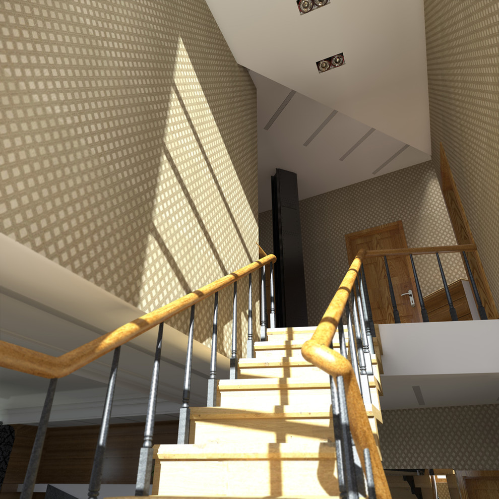 Мягкий "steam-punk" в небольшом загородном доме Подмосковья.