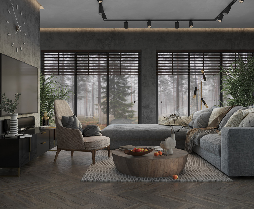 Диванная зона и ТВ