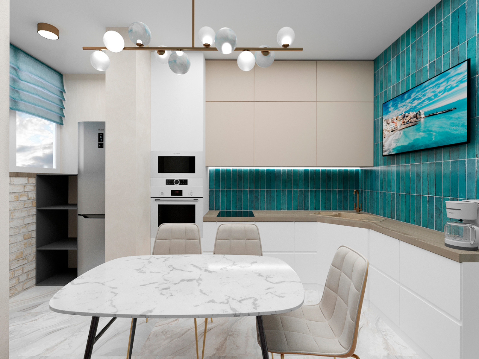 Обложка проекта: Солнечный остров. Дизайн 3-х комнатной квартиры